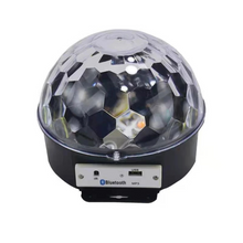 Carregar imagem no visualizador da galeria, Bola Maluca Cristal Globo de Led Som Bluetooth Bivolt