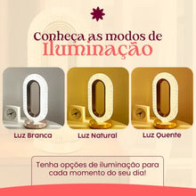 Carregar imagem no visualizador da galeria, Luminária Abajur Cristal Led Touch Recarregável USB
