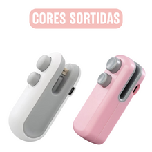 Carregar imagem no visualizador da galeria, Branco ou Rosa - Mini Seladora Para Sacos Plásticos Portátil
